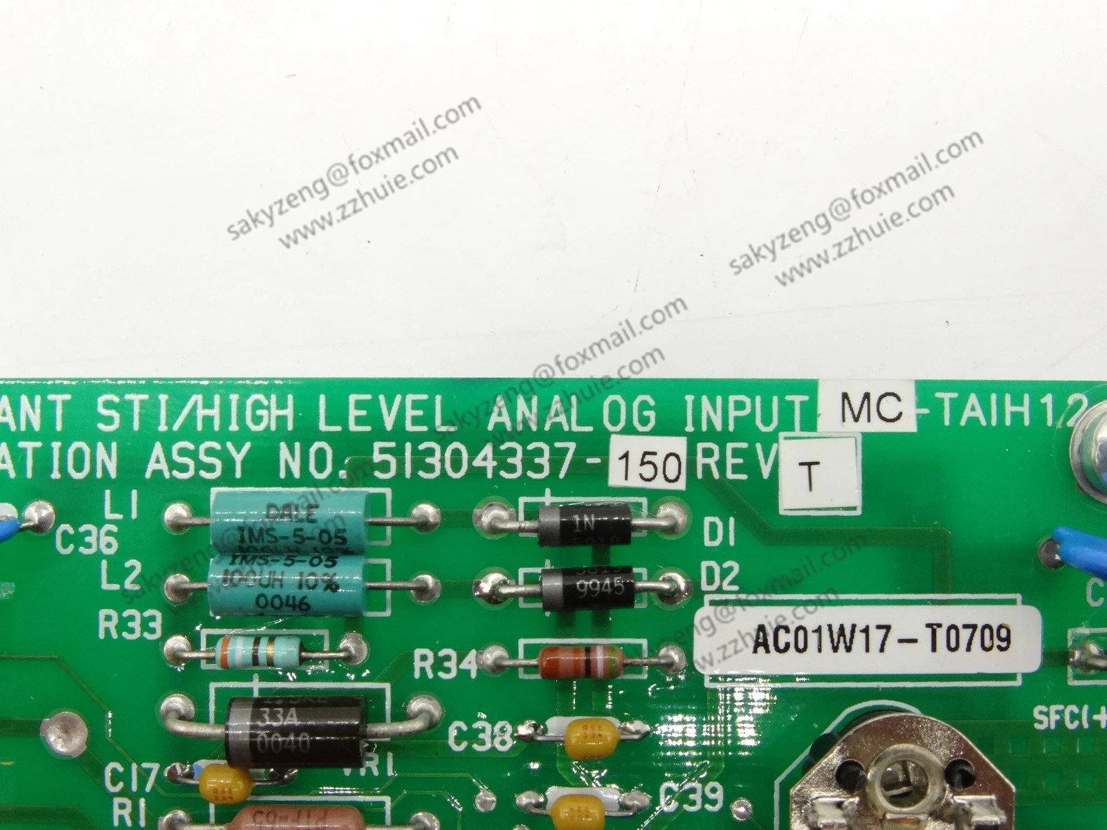 HONEYWELL 51304337-150 High Level Analog Input Module