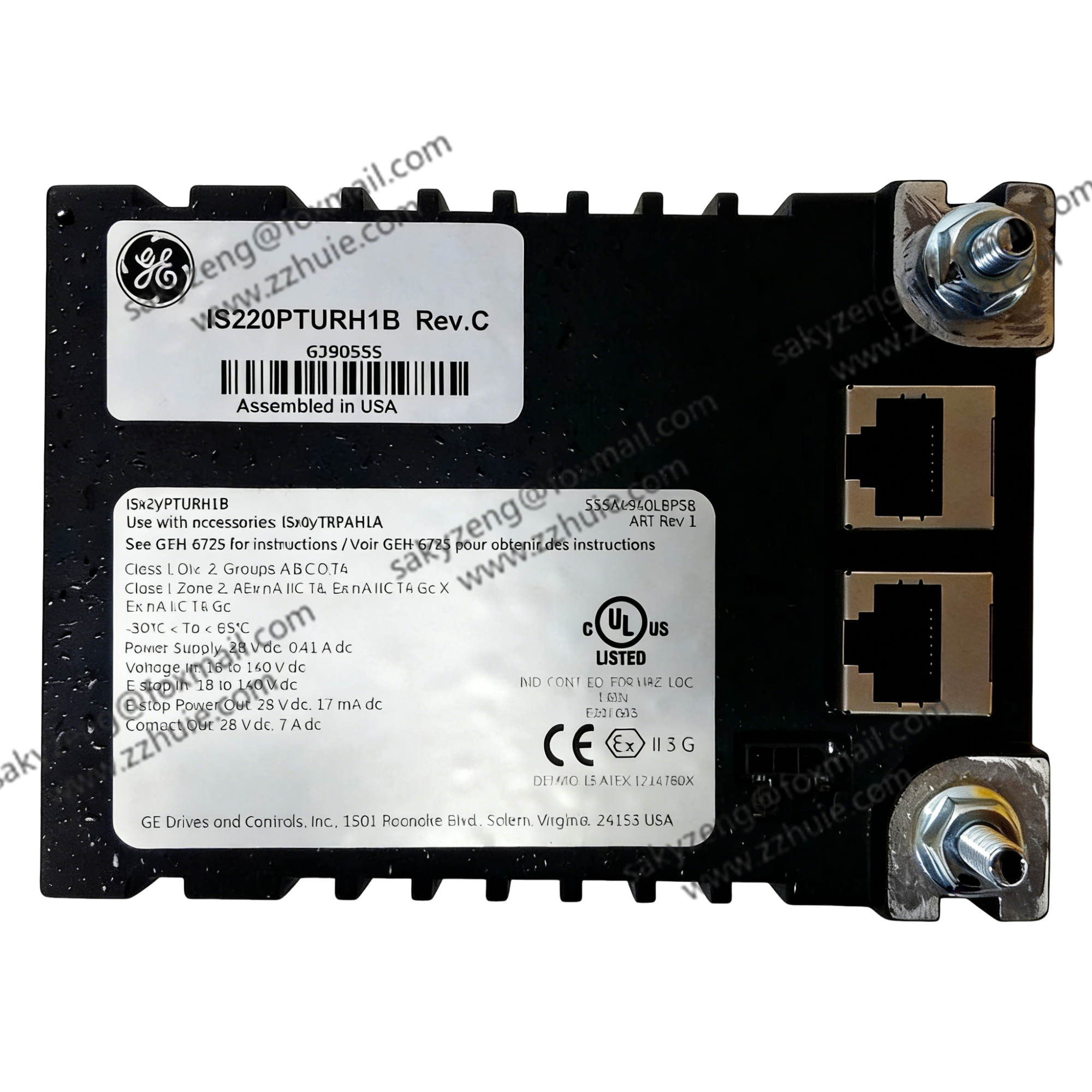 GE IS220PTURH1B Mark VIe Primary Turbine Protection I/O Pack Module