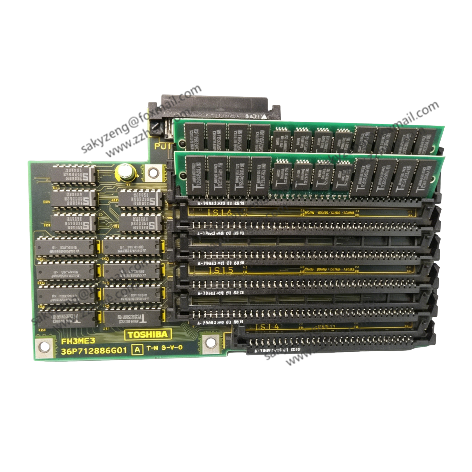 Toshiba CPUX01-01 TOSMAP CPU Circuit Board for Turbine Generator Control