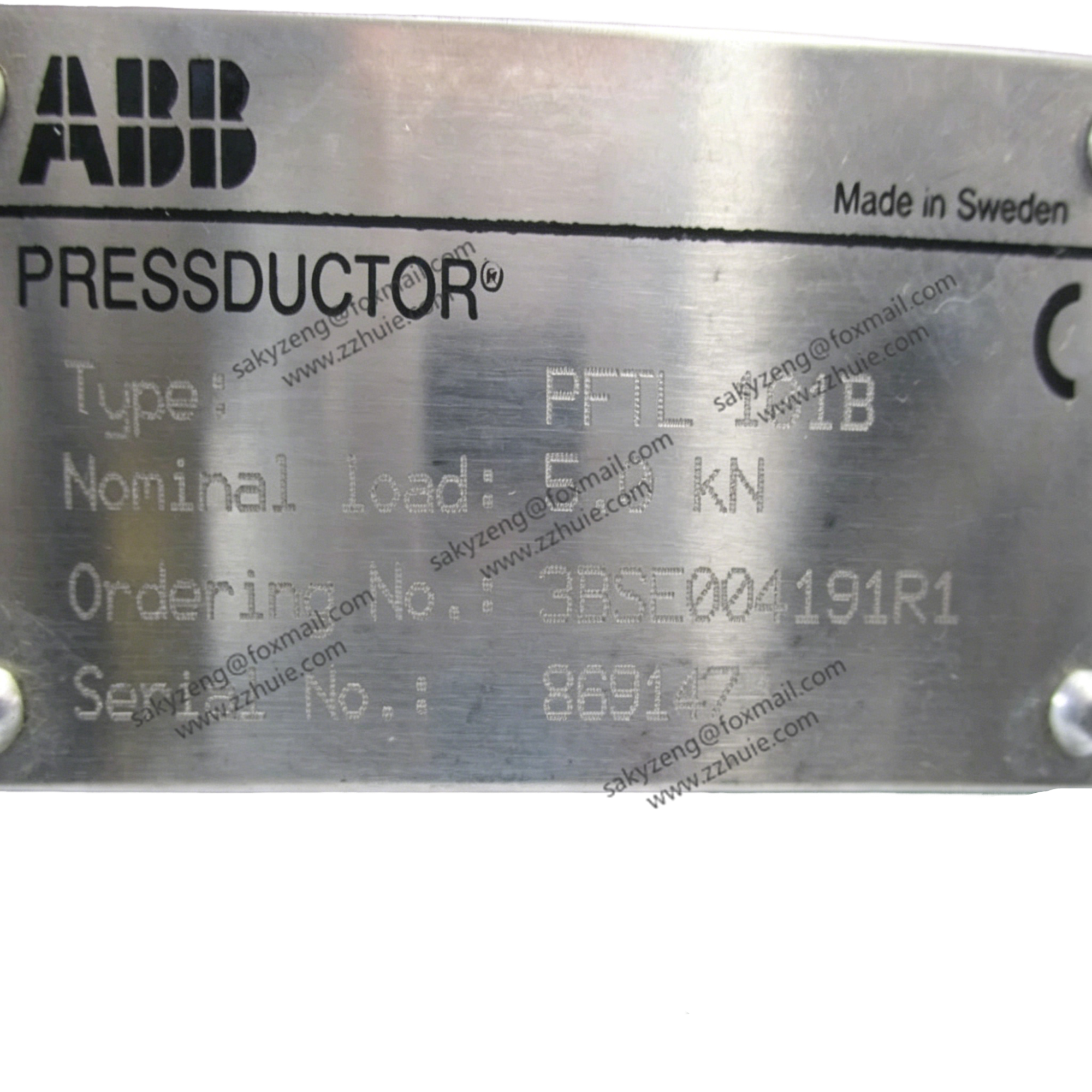 ABB PFTL101BE 2.0KN 3BSE004214R1 Tension Load Cell for Web Tension Control 