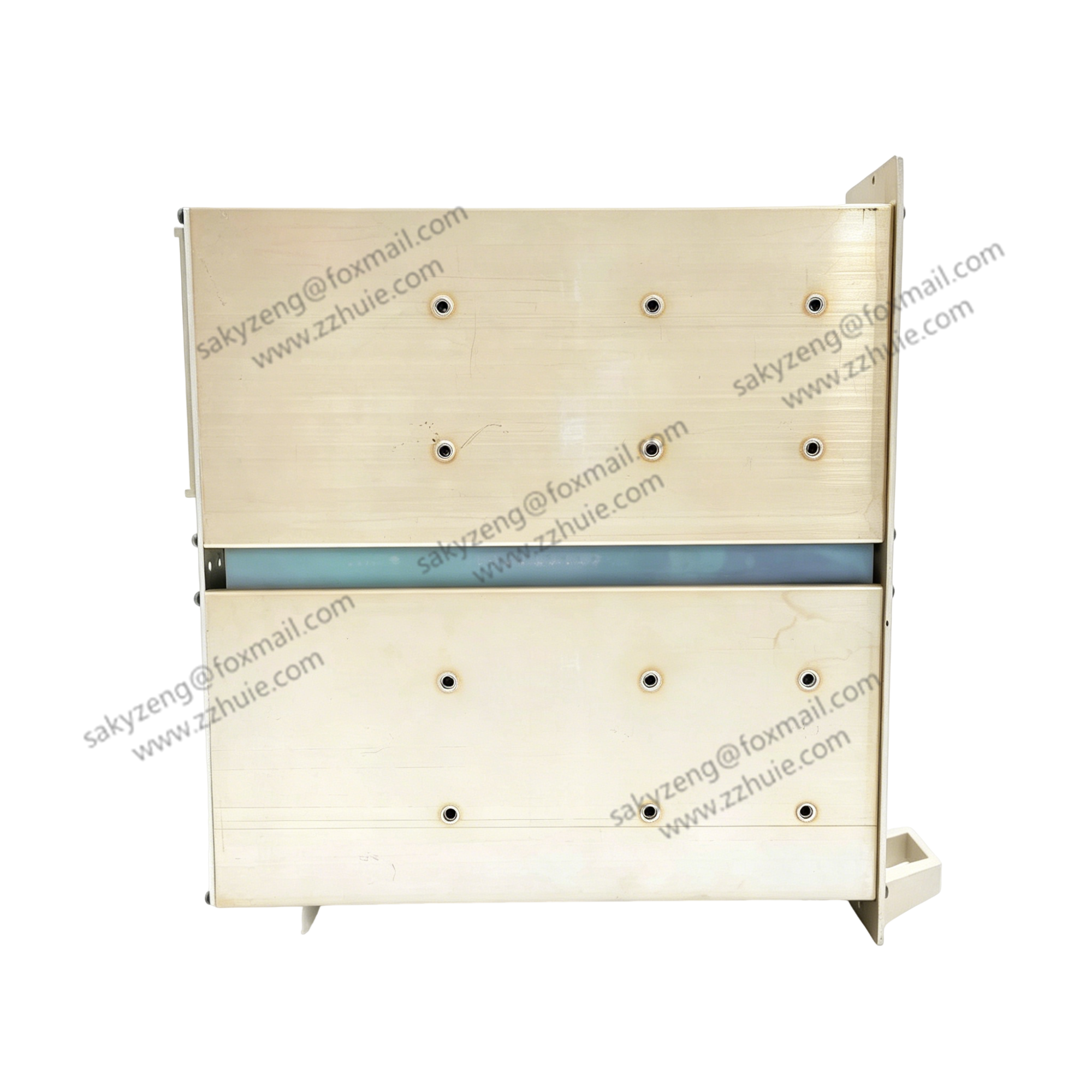POWEC PMP10.48 SIC 48V DC industrial power supply/rectifier module (front/rear view)
