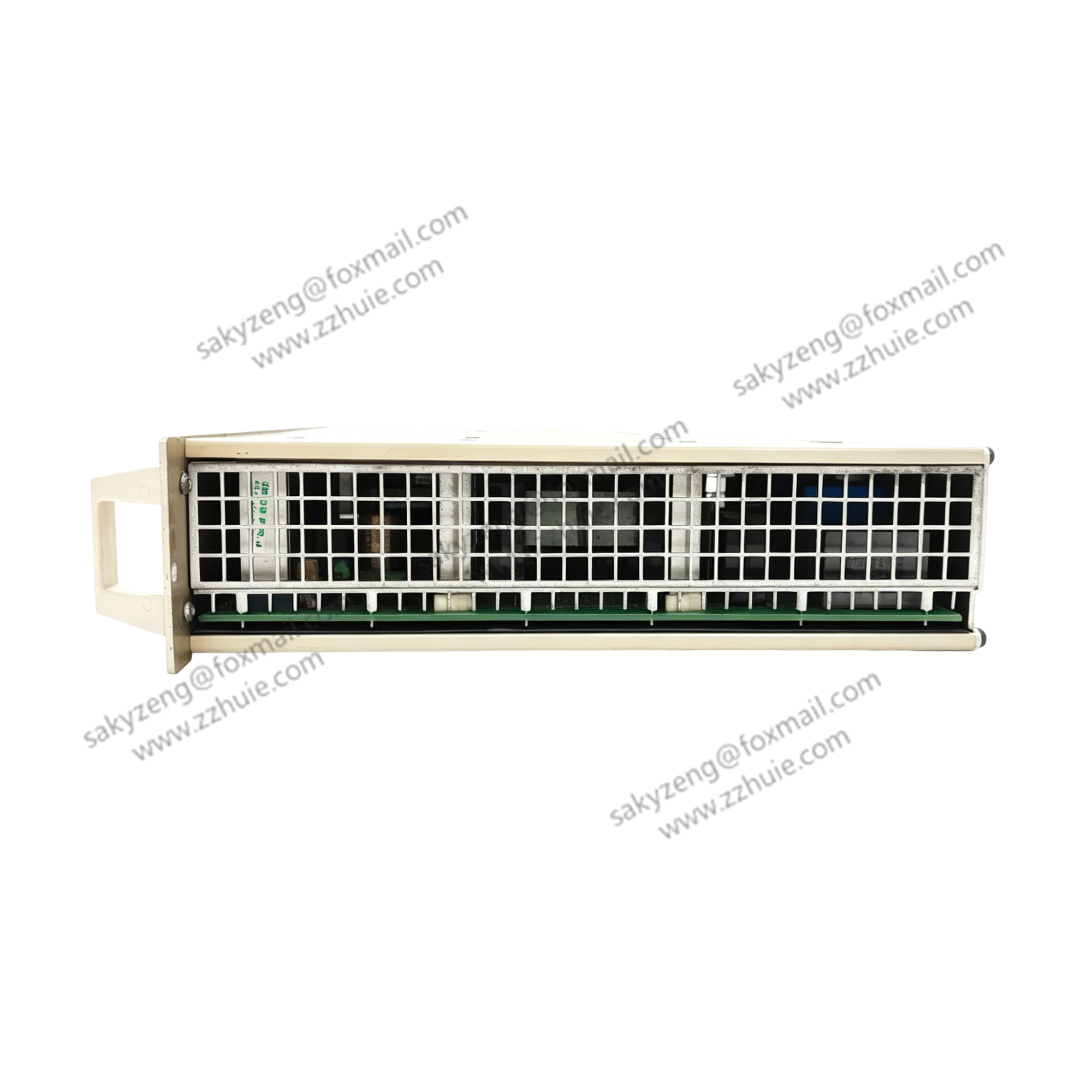 POWEC PMP10.48 SIC 48V DC industrial power supply/rectifier module (front/rear view)