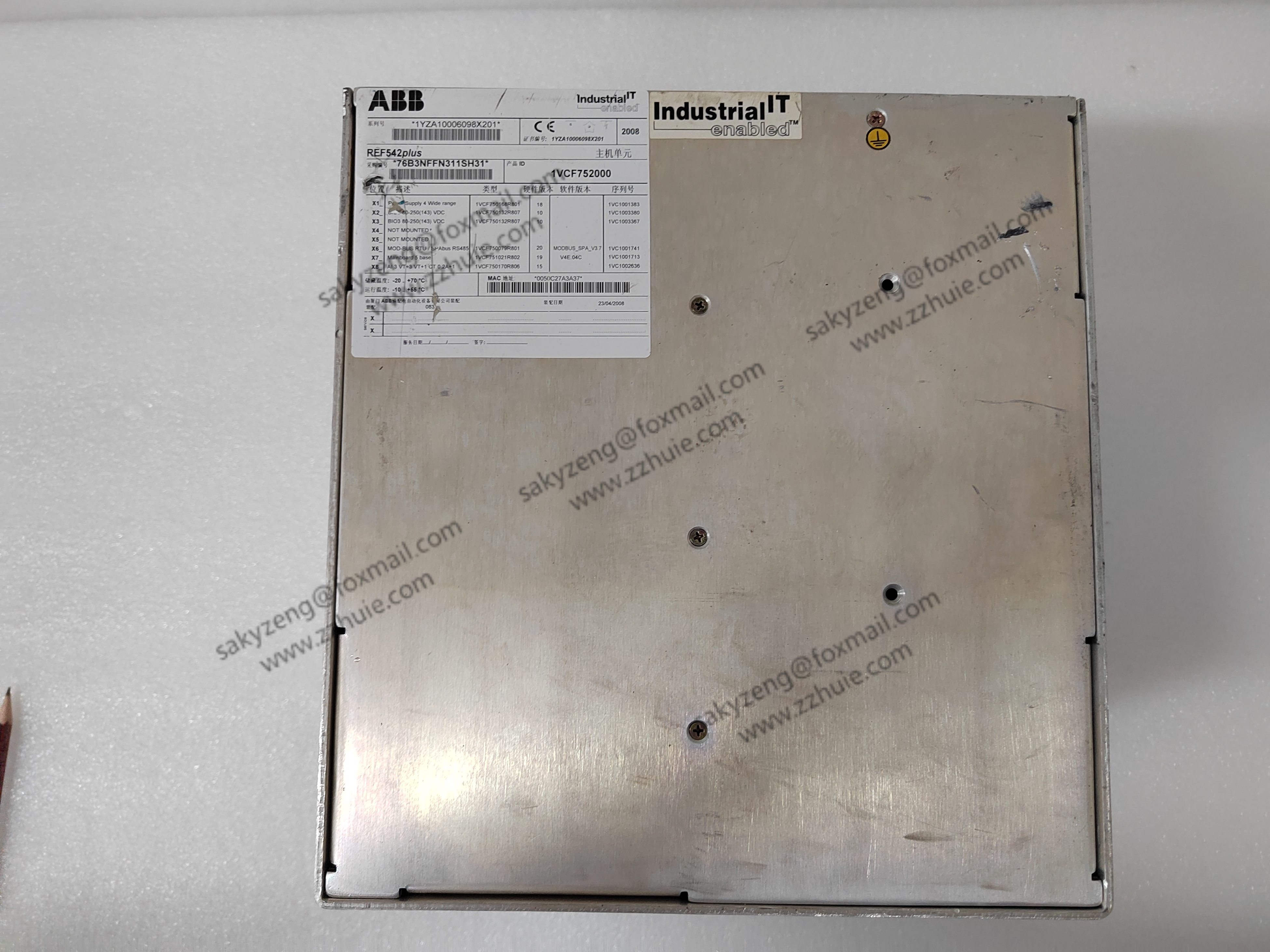 ABB 1VCF752000 REF542plus Multifunctional Medium‑Voltage Feeder‑Protection Terminal